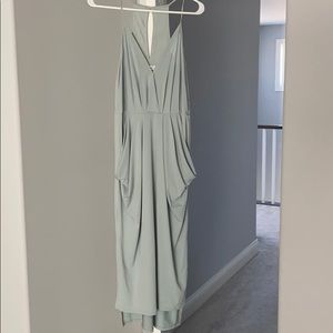 Sea foam green BCBG dress.